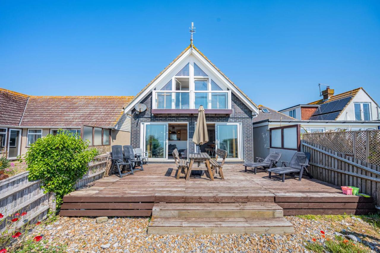 Pebble Paradise Beachfront Family Getaway Pevensey Eksteriør bilde